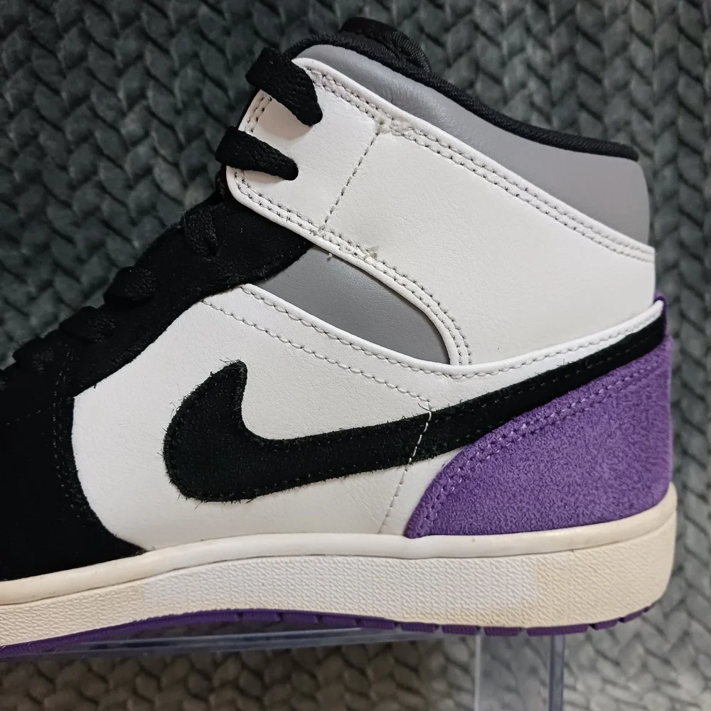 Air Jordan 1 Mid SE Varsity Purple Men's Sneakers Shoes Size 9